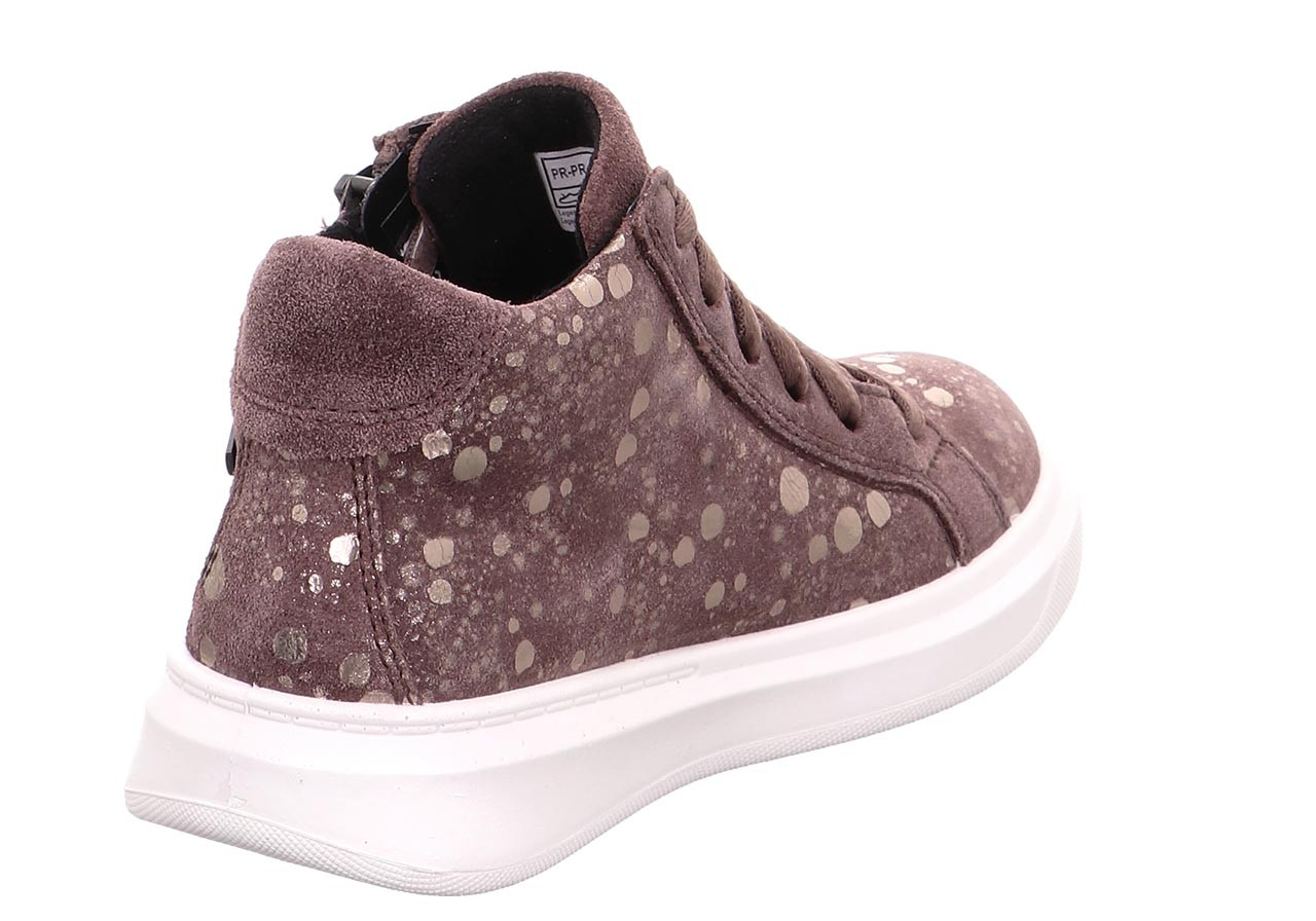 COSMO - Lila/SilberSneaker high mit Reißverschluss