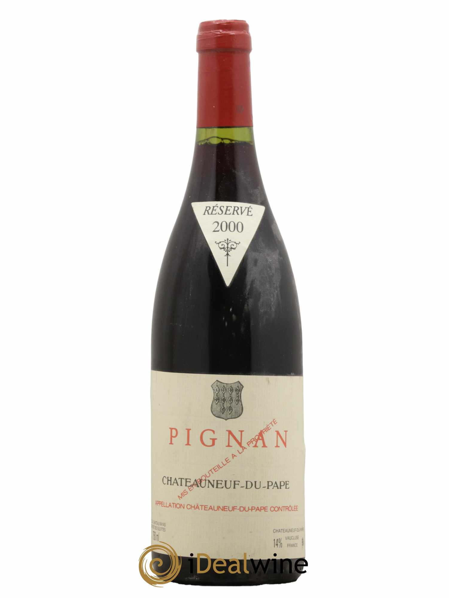 Châteauneuf-du-Pape Domaine de Pignan  2000 - Lot de 1 Bouteille