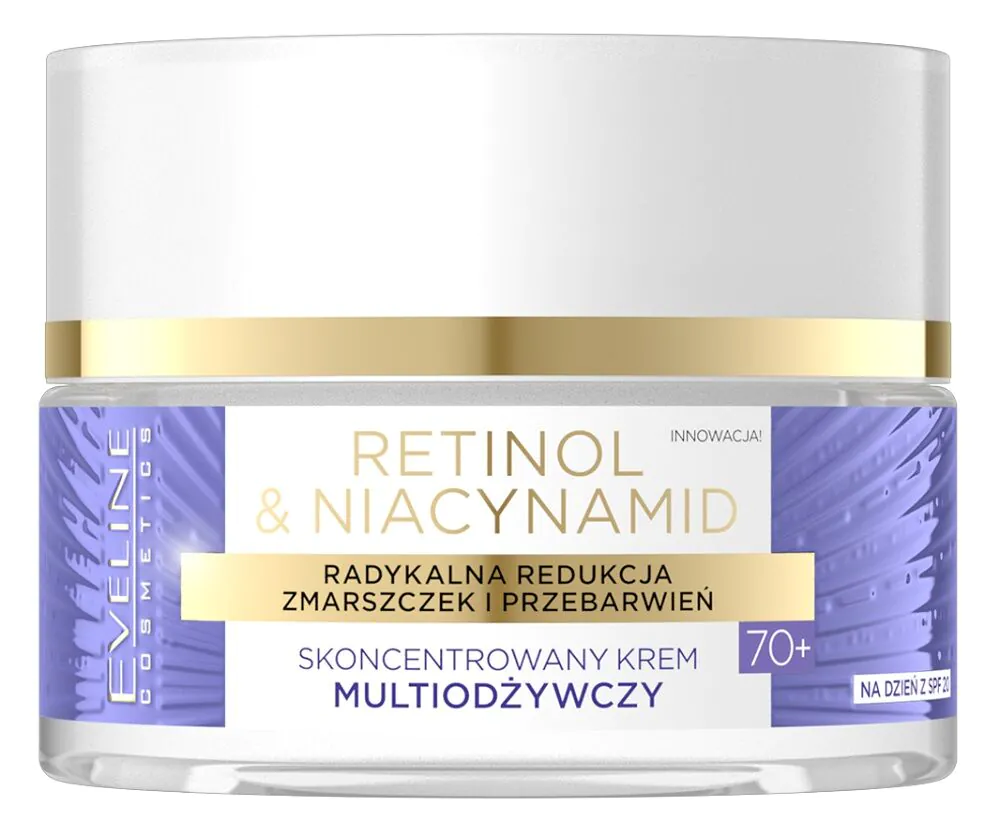 „Eveline“ retinolio ir niacinamido dieninis kremas nuo 70 metų