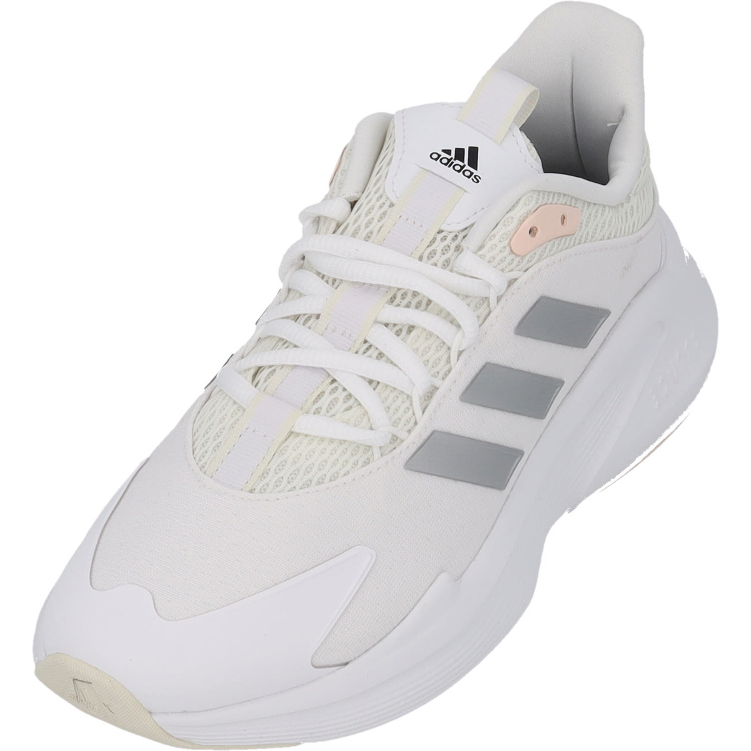 Adidas Alphaedge W, Sneakers Low, Damen, white/silver met/wonder quartz