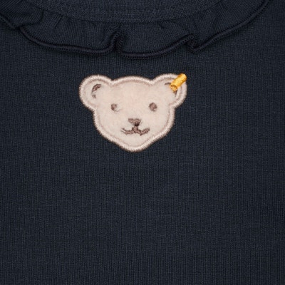 T-Shirt langarm, dunkelblau für Mädchen