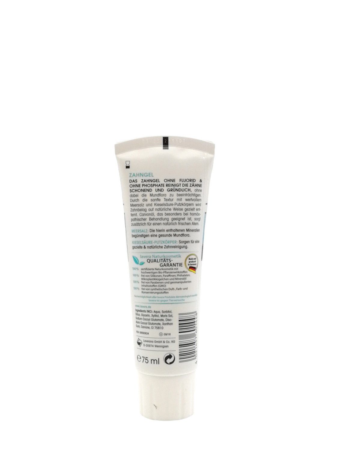 lavera Zahnpasta LAVERA Neutral Zahngel ab 2011, 75 ml