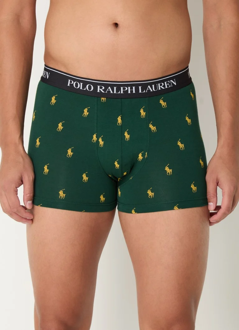 Boxerky Ralph Lauren s logom v páse, balenie 3 kusov