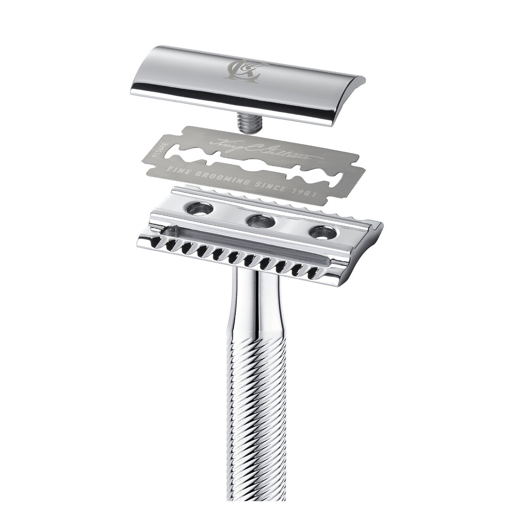 gillette King C. Gillette Rasoir De Sûreté - 5 Lames Rasoirs