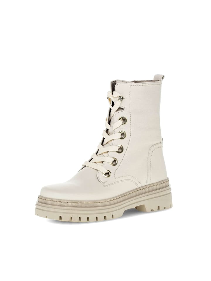 Gabor Fashion Schnürstiefeletten in beige günstig kaufen