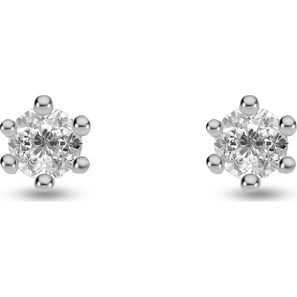 FAVS Boucles d'oreilles à fermoir à poussette 925 Argent Boucles d'oreilles