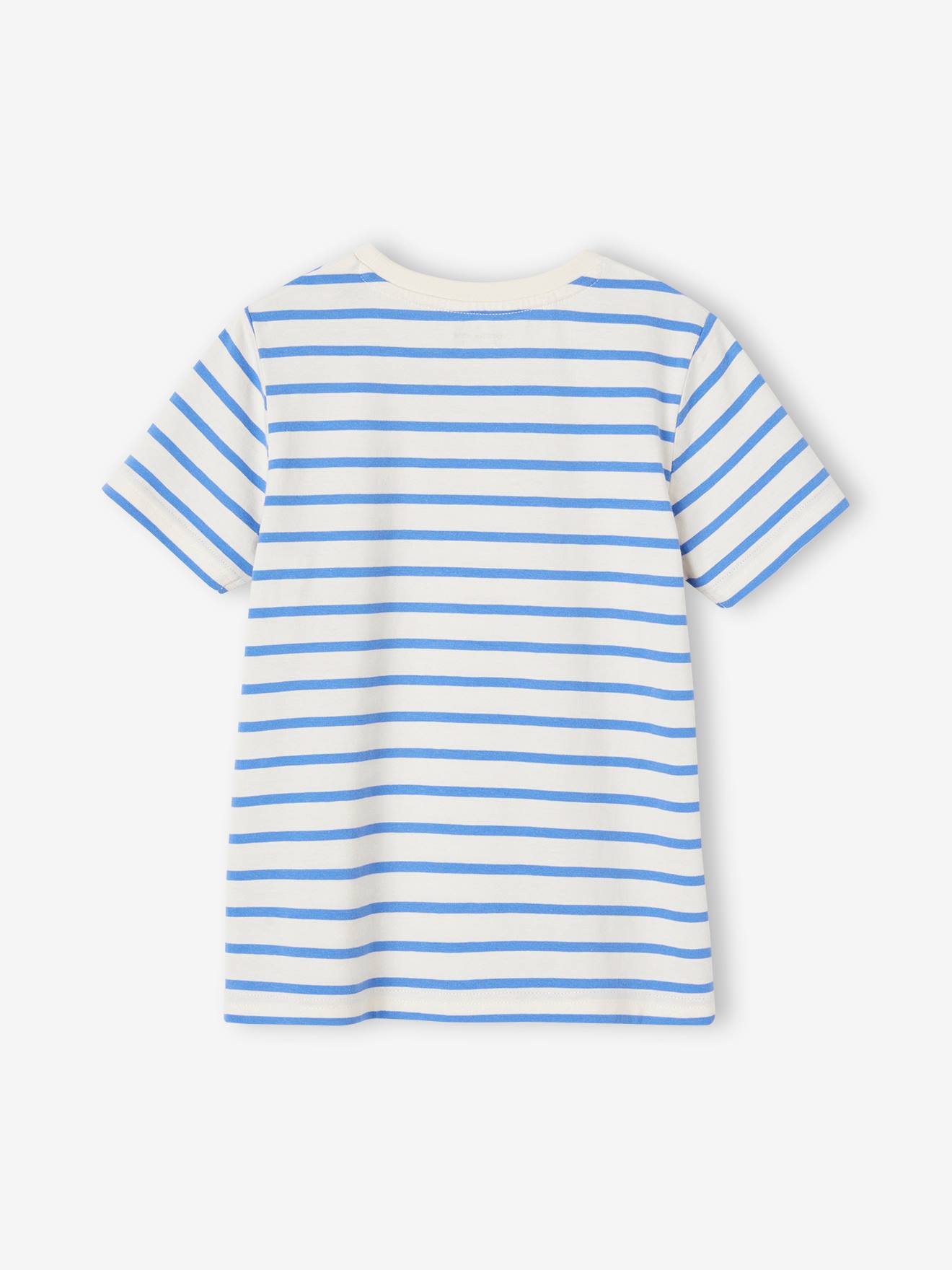 Vertbaudet Jungen T-Shirt mit Streifen Oeko-Tex - gelb gestreift