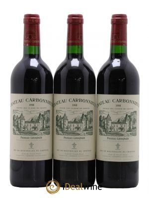 Château Carbonnieux Cru Classé de Graves  1998 - Lot de 3 Bouteilles
