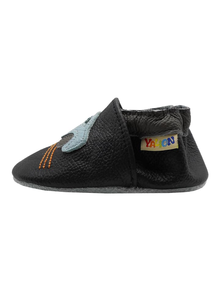 Yalion Leder-Krabbelschuhe 