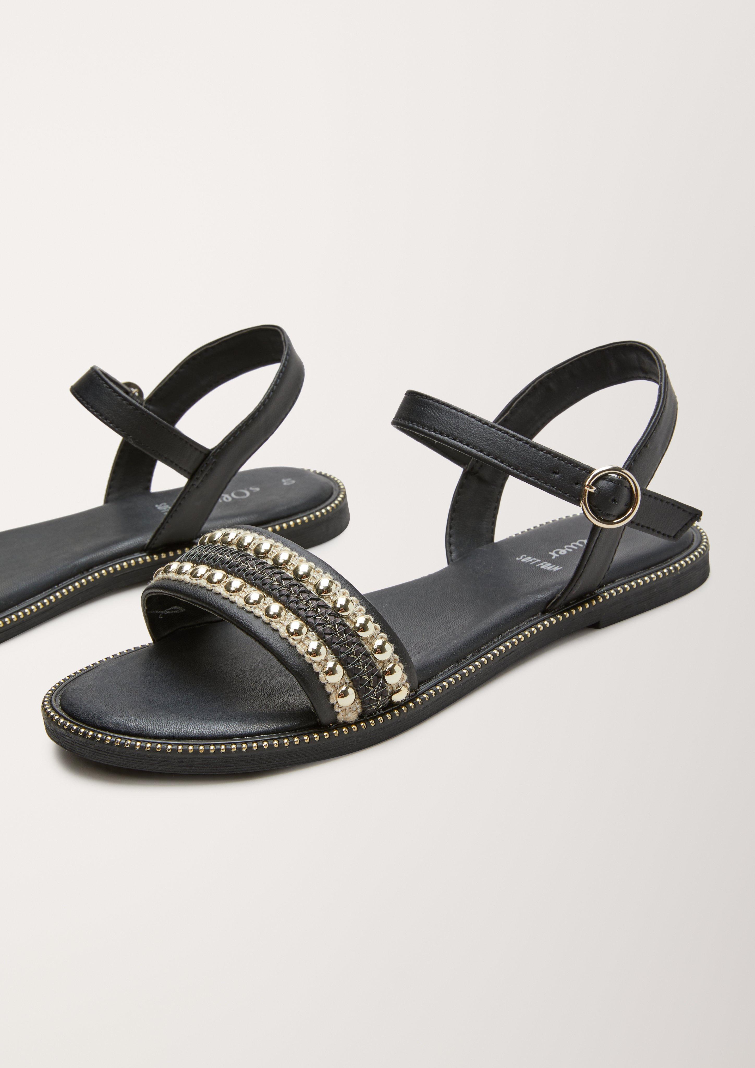 Sandalen mit Schmucksteinchen  6005328-098