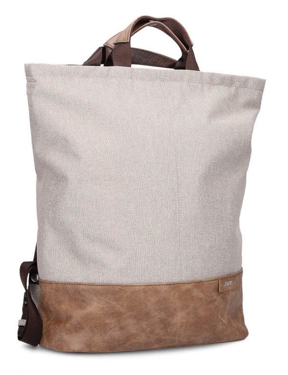 ZWEI Handtaschen beige Rucksack Olli OR140, creme