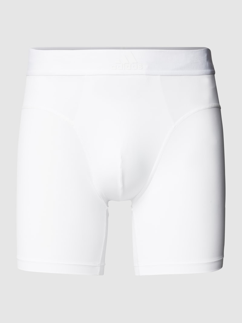 Trunks mit Logo-Bund in weiß