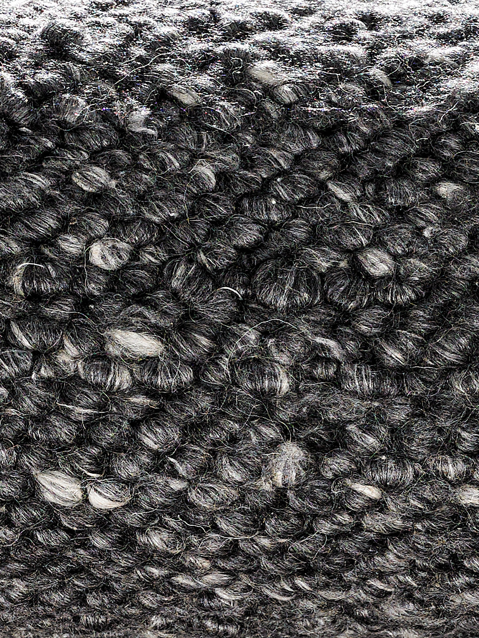 Borgholm Woll-Teppich, Black