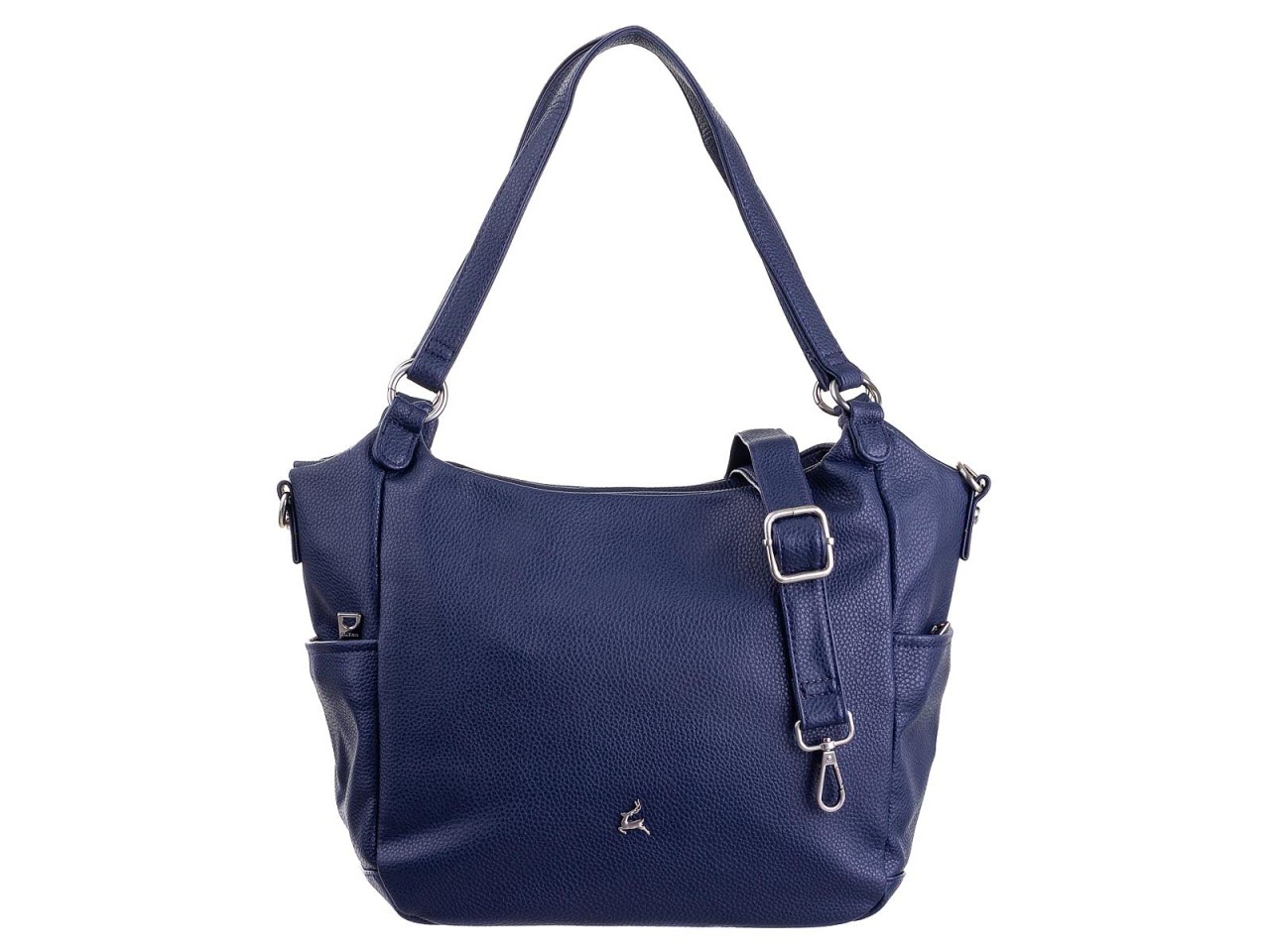 FRANKY Handtaschen blau PU genarbt