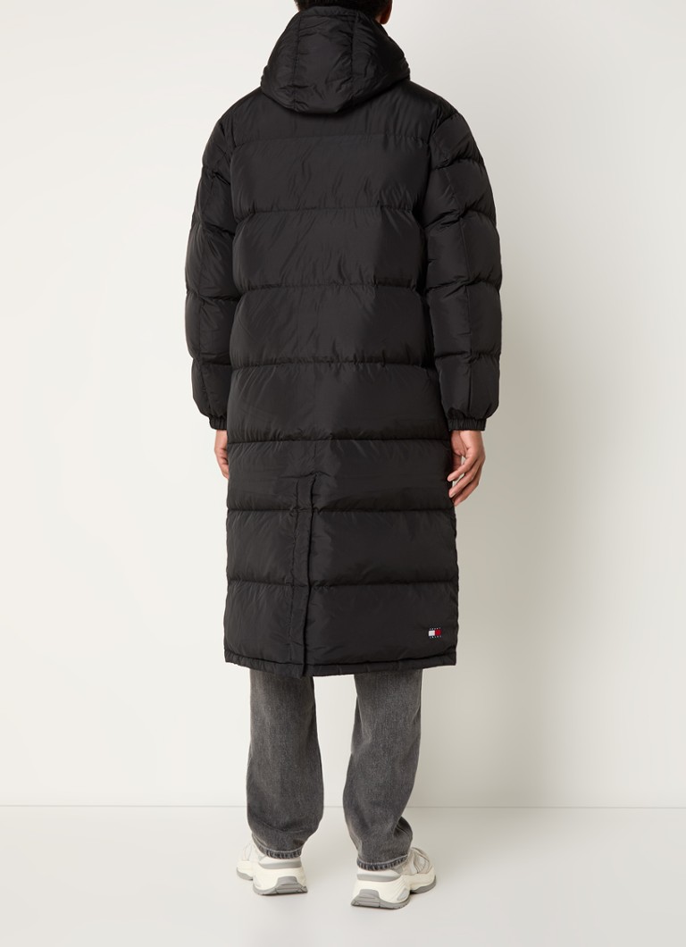 Tommy Hilfiger Alaska longline puffer jacket with down filling and detachable hood