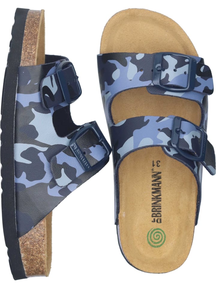Dr. BRINKMANN Klassische Pantoletten in blau günstig kaufen