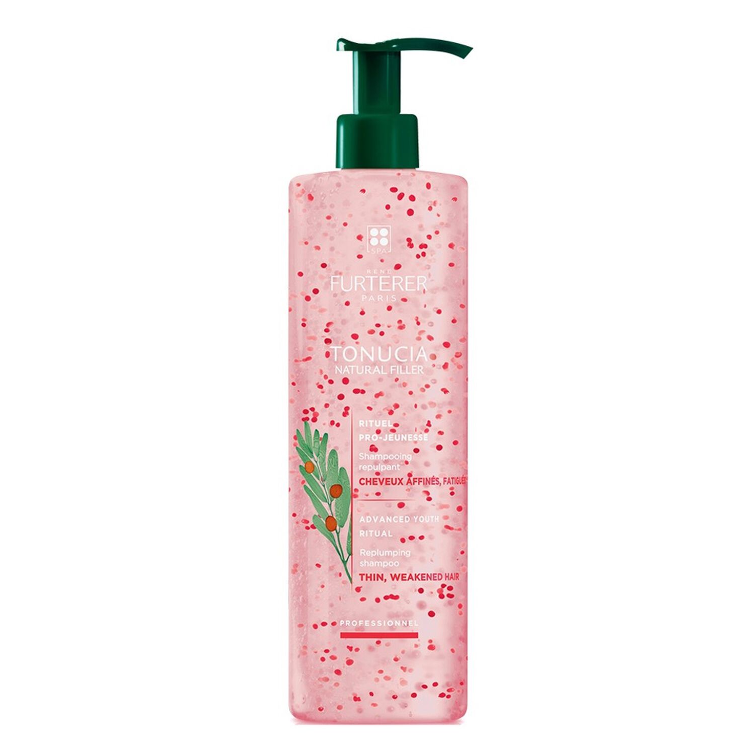 René Furterer Shampoing Repulpant Tonucia Natural Filler - Cheveux fatigués - 600 ml