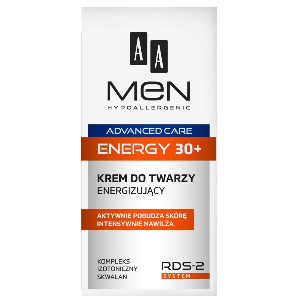 AA Men Advanced Care 30+ Energy energizirajuća krema za lice