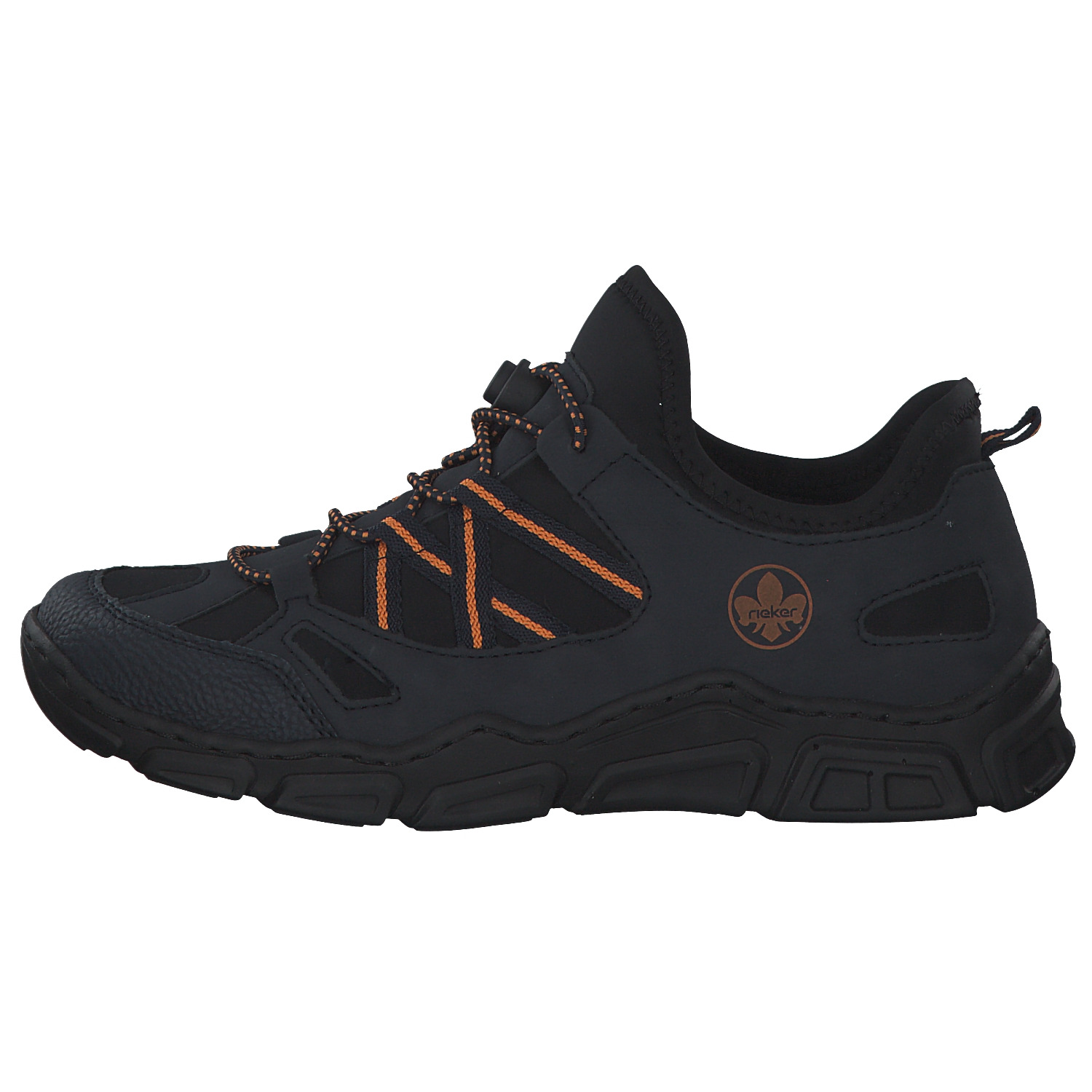 Rieker L0656, Schnürschuhe, pazifik/pazifik/schwarz
