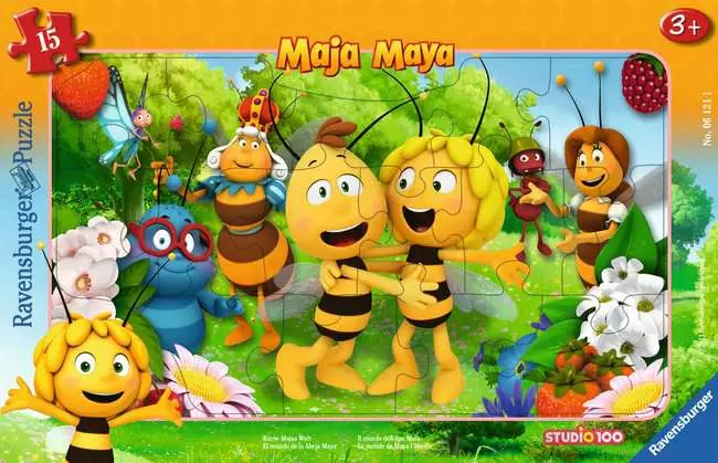 Kinderpuzzle ab 3 Jahren - Biene Majas Welt - 15 Teile