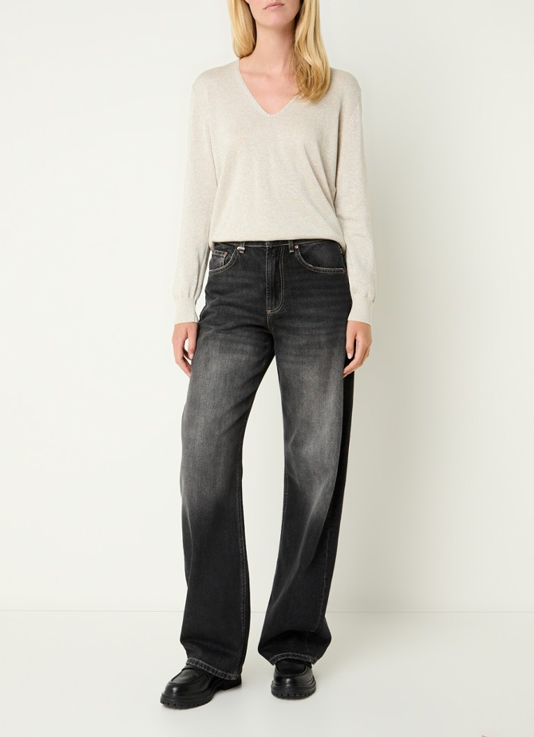 Benetton Fine knit top with lurex