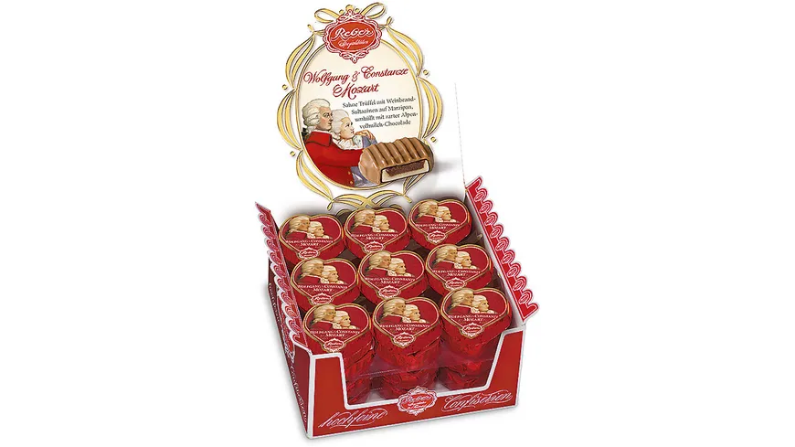 Reber Wolfgang & Constanze Mozart-Herz 34 g