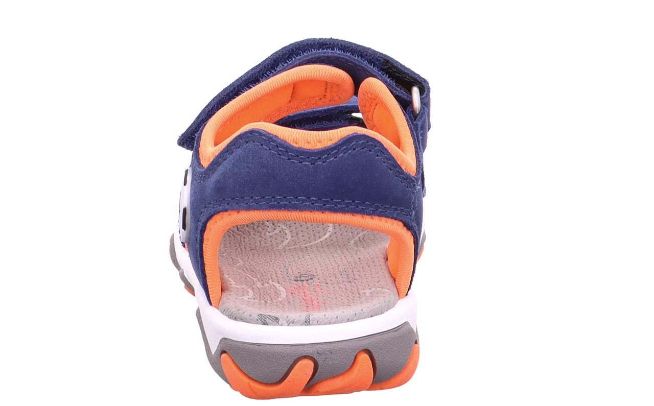 MIKE 3.0 - Blau/OrangeSandale mit Klettverschluss