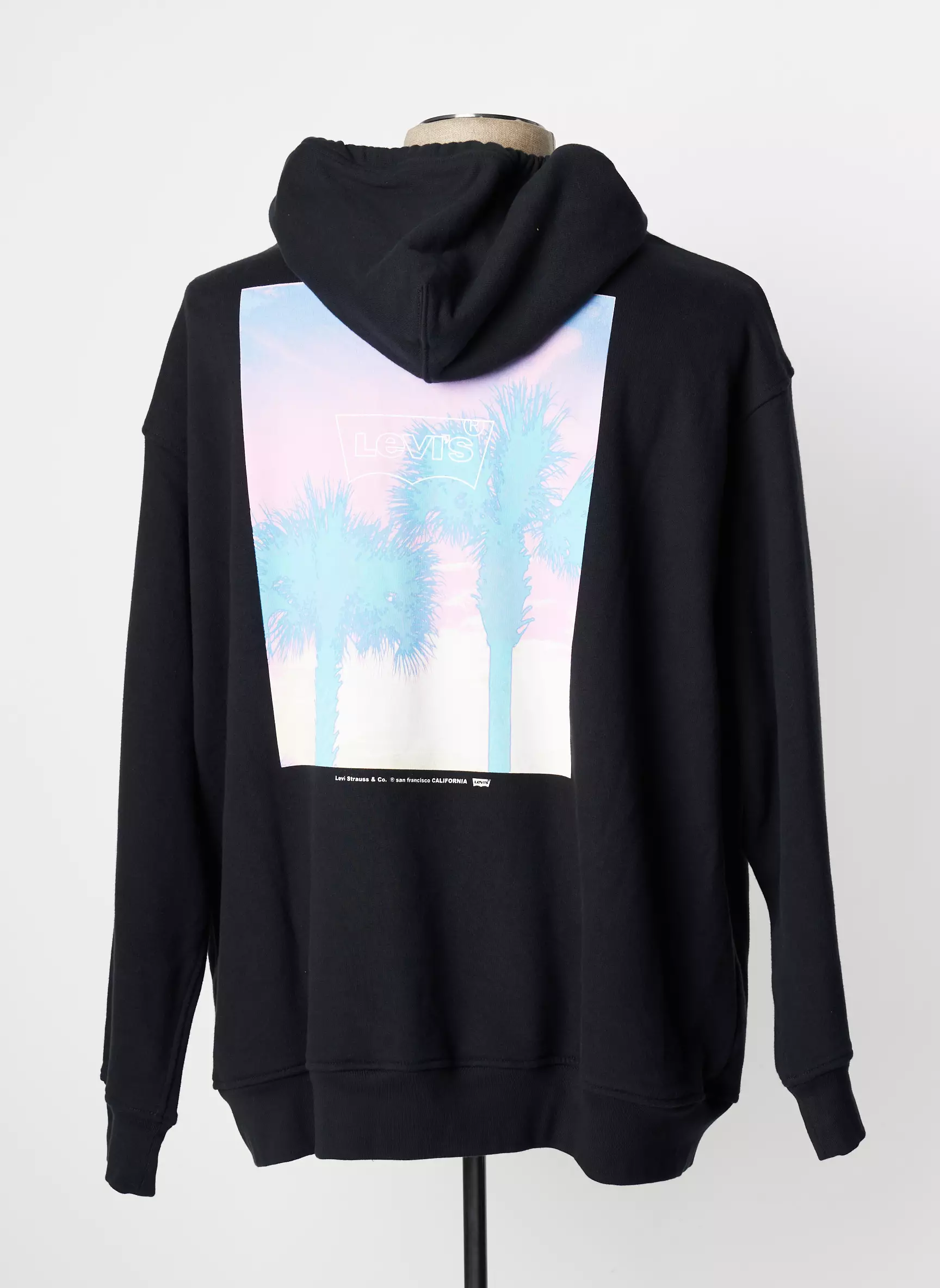 Levis Sweat Capuche Homme couleur noir