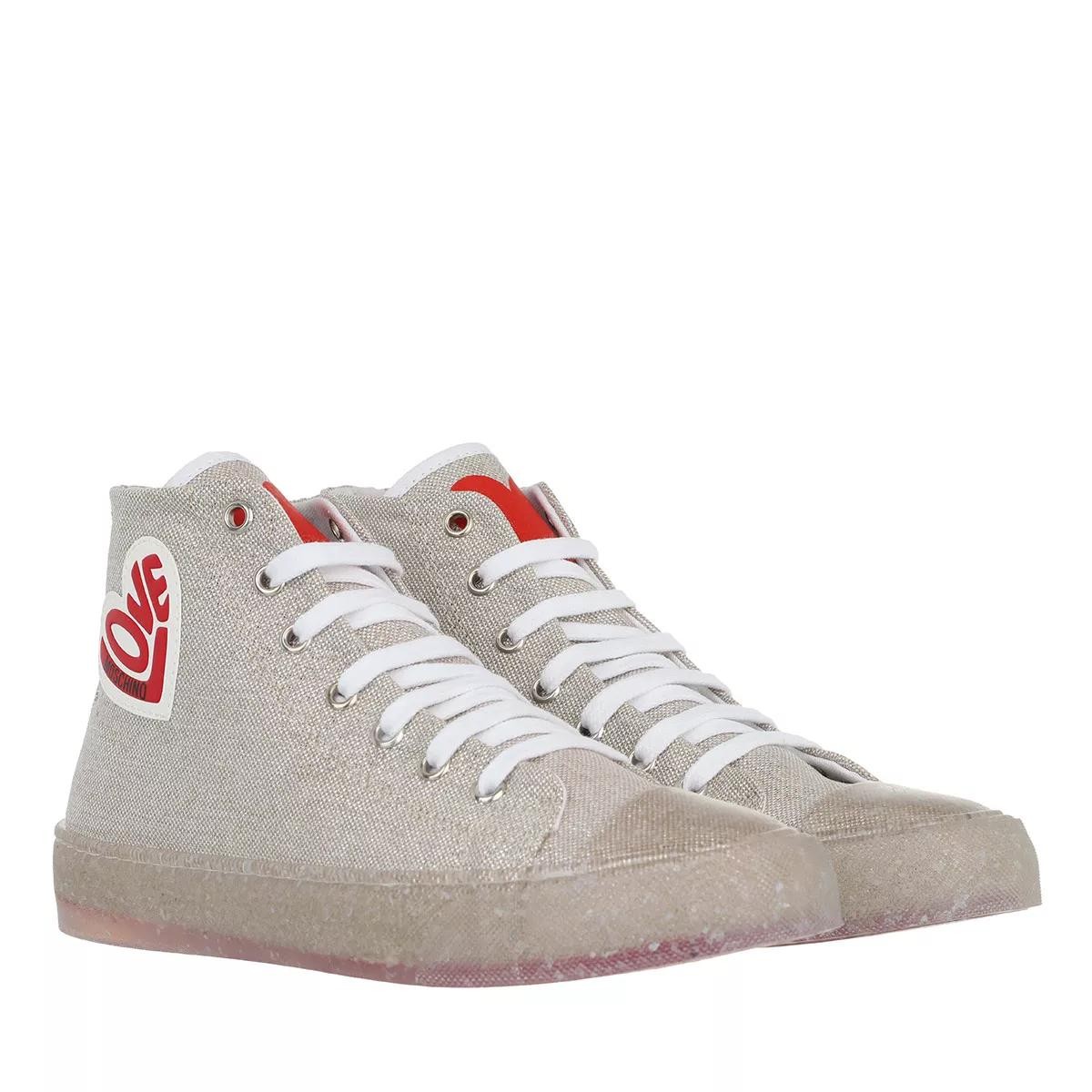 MOSCHINO Sneaker silber High-Top Sneaker