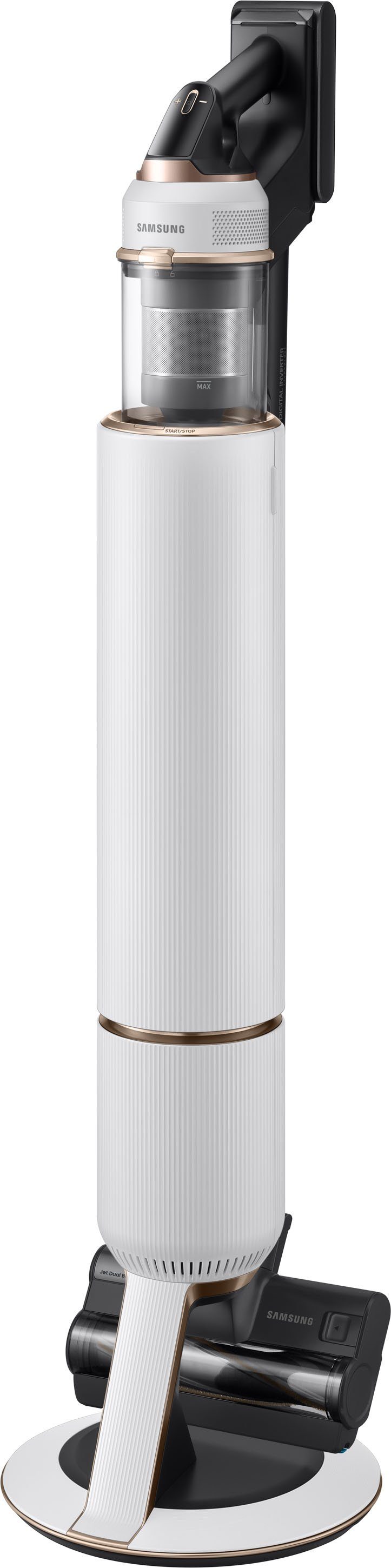 Samsung Akku-Bodenstaubsauger BESPOKE Jet complete VS20A95843W/WA, weiß, 580 W, beutellos