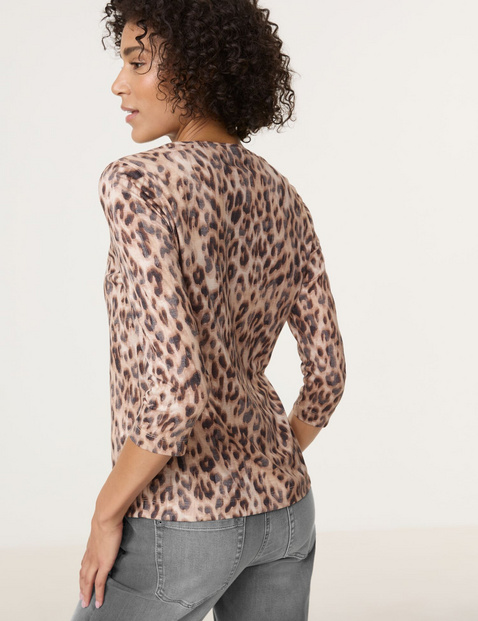 3/4 Arm Shirt in Ausbrenner-Qualität