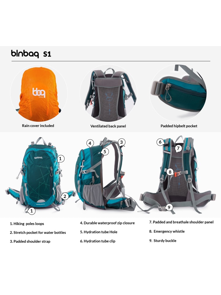 Hauptstadtkoffer blnbag S1 - Trekkingrucksack in Magma Red günstig kaufen onesize