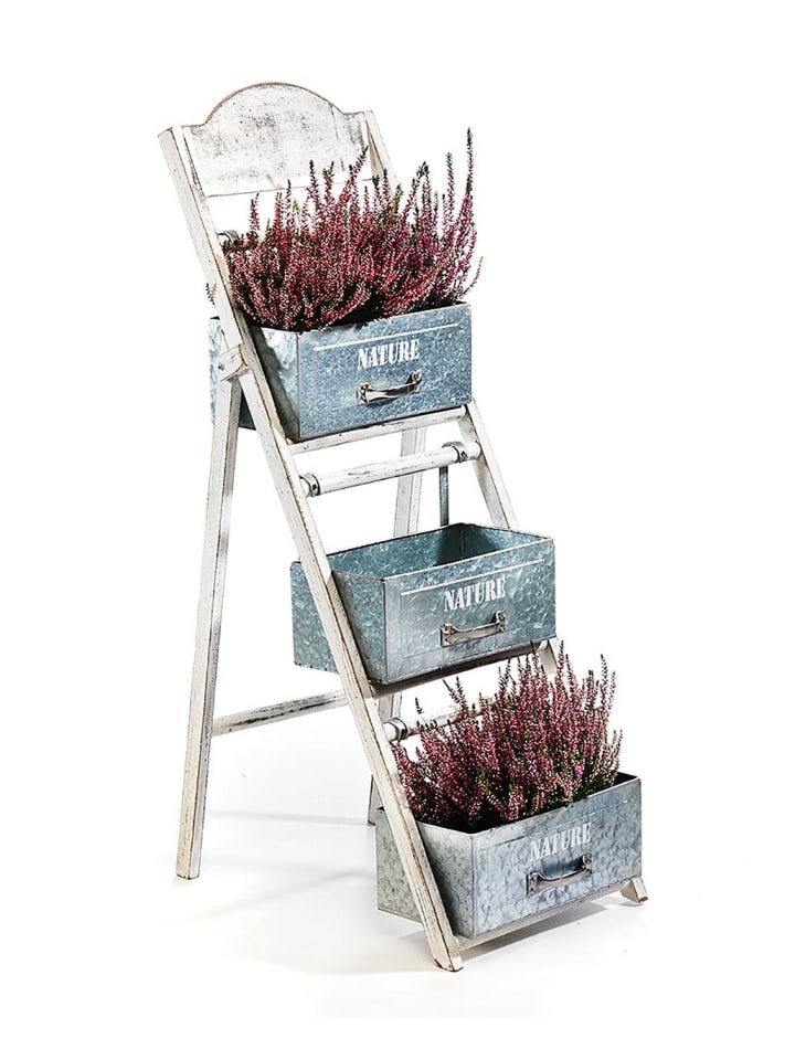 kobolo Blumentopf VINSTAIRS in Weiß günstig kaufen onesize