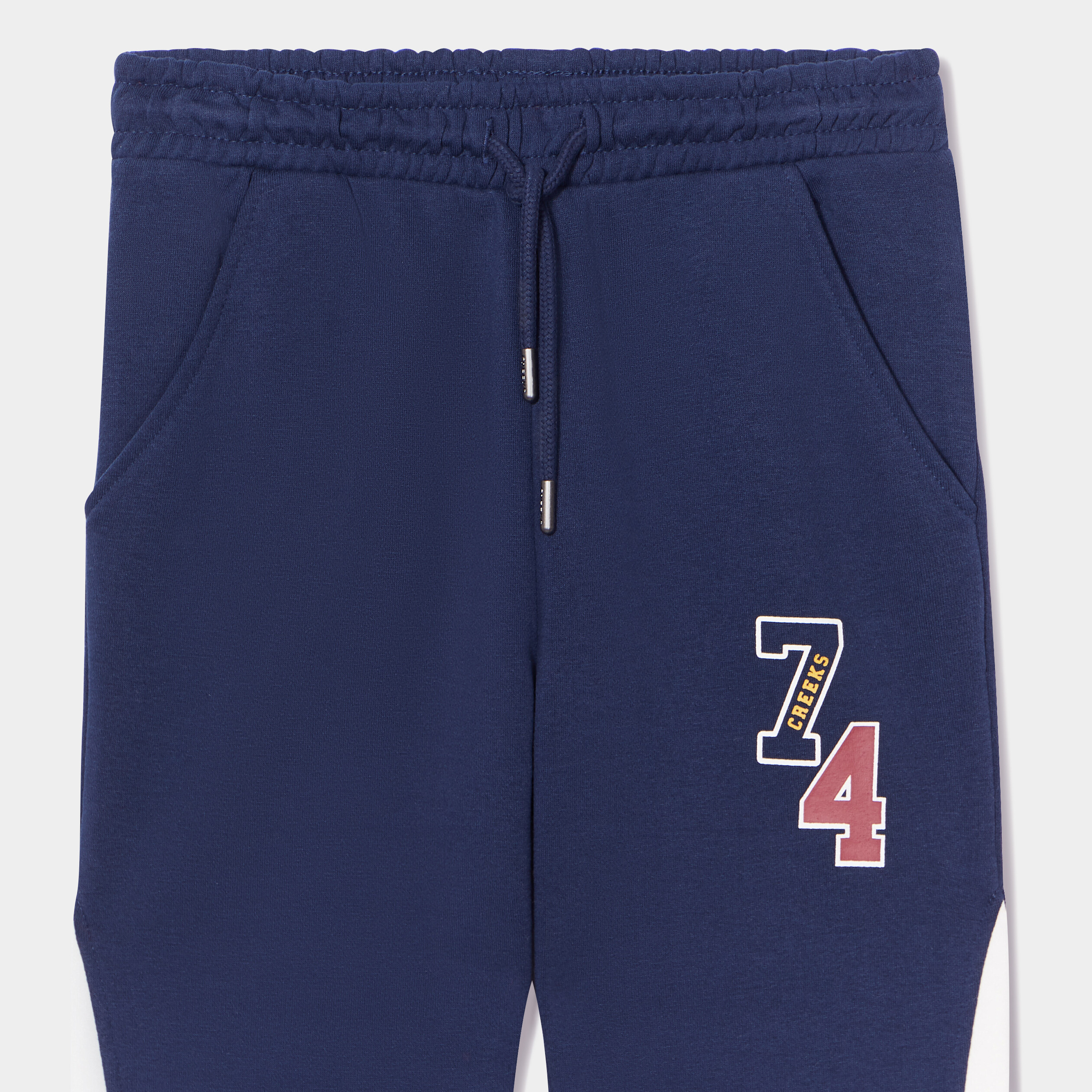Pantalon de jogging droit Creeks bleu marine garçon | La Halle