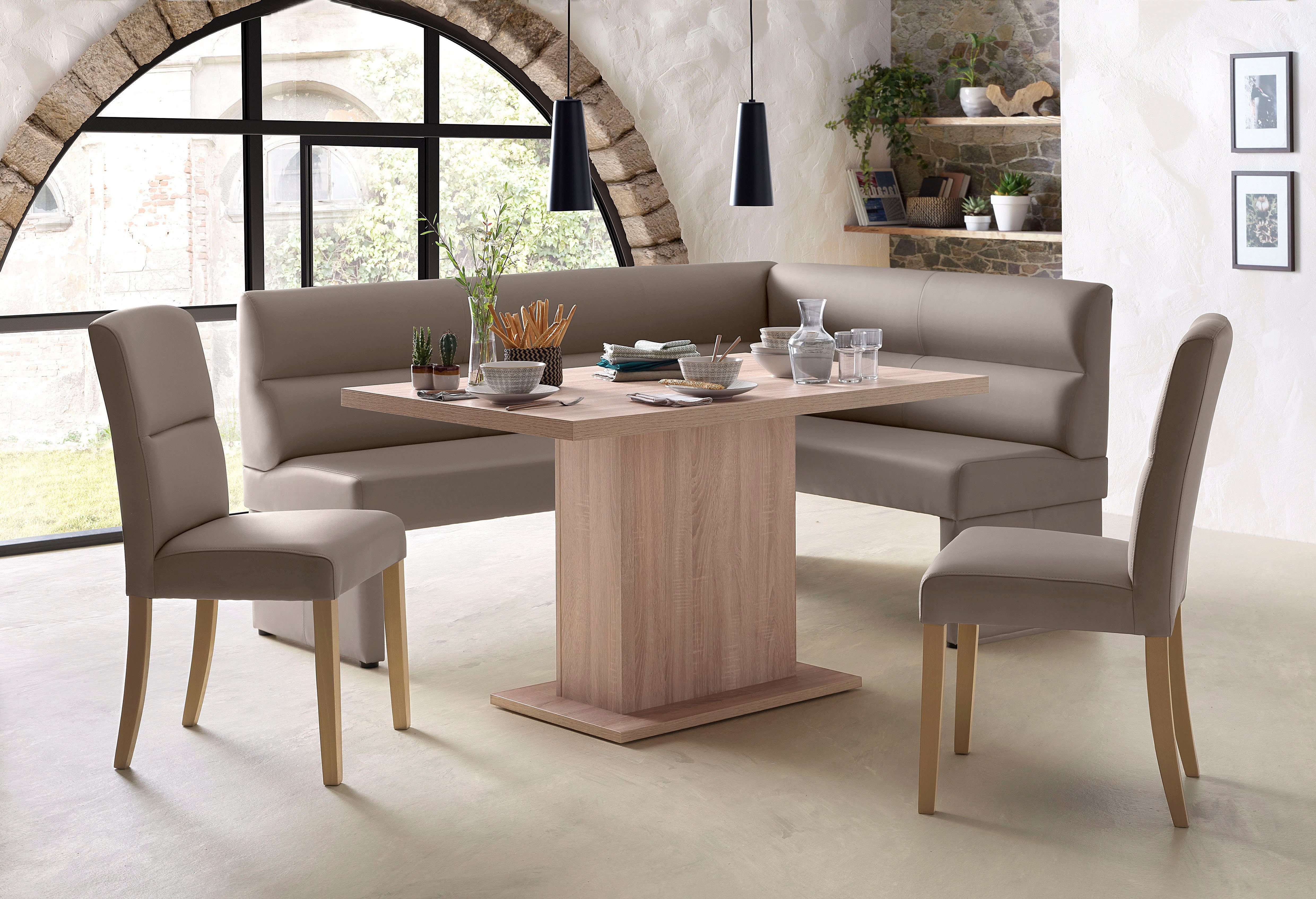 Home affaire Säulen-Esstisch Cross, Breite 136 cm
