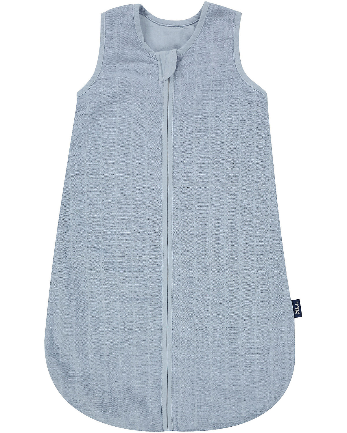 Sommer- Schlafsack Mull uni blau Gr. 110