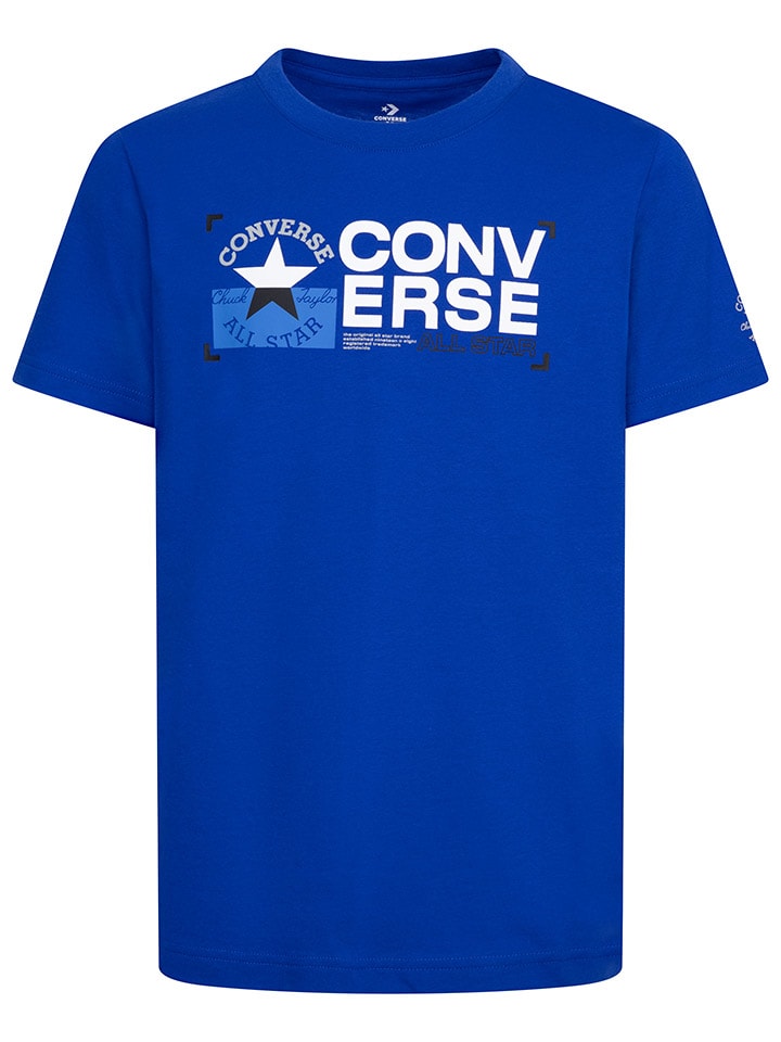Converse Shirt in Blau günstig kaufen