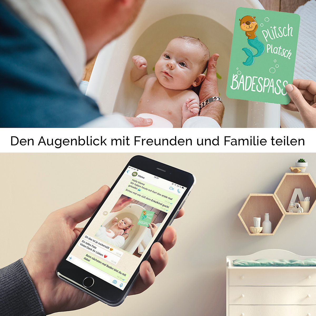 Baby Meilensteinkarten - 40 Karten I Geschenk zur Babyparty, Geburt und Taufe I Motive für Junge oder Mädchen