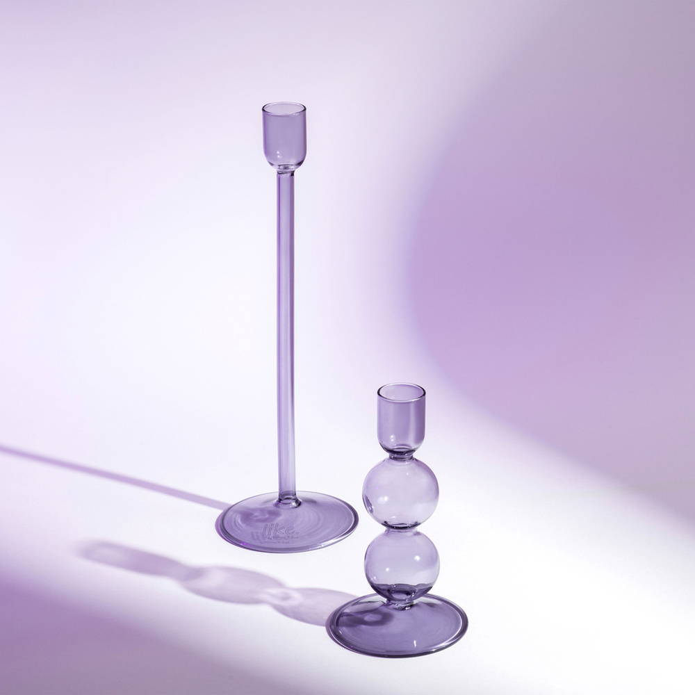 like. by Villeroy & Boch Bougeoir Bubble lavender, S Like Home Bougeoir