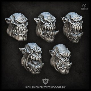 Orc Heads (5)