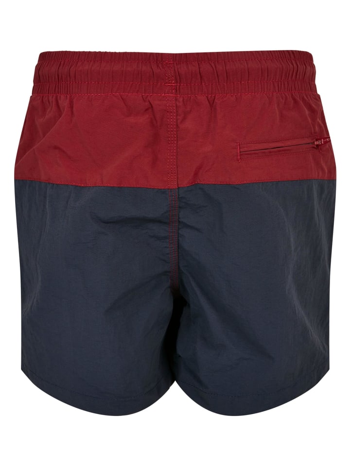 Urban Classics Urban Classics Badeshorts in navy/burgundy günstig kaufen