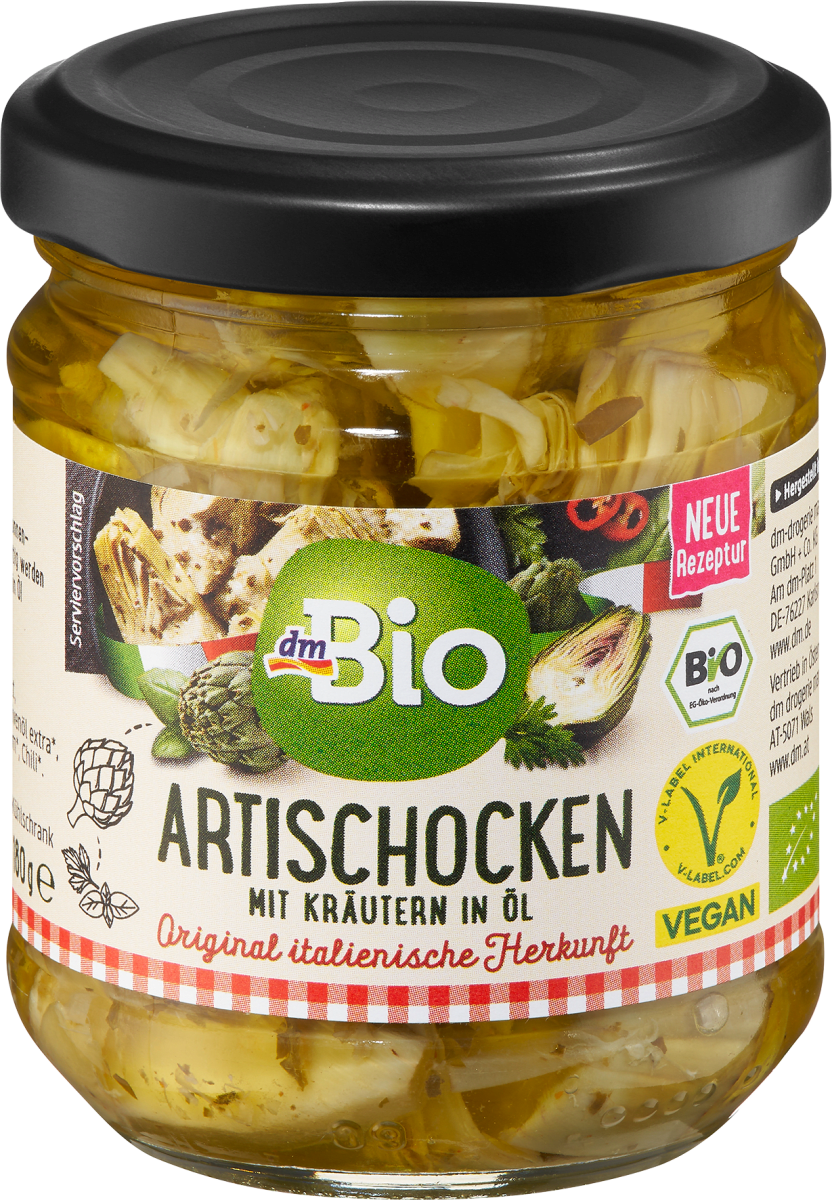 Artischocken, mit Kräutern in Öl, 180 g