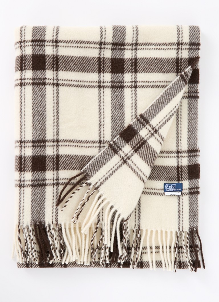 Ralph Laurenin ruutukuosillinen villahuivi 200 x 50 cm