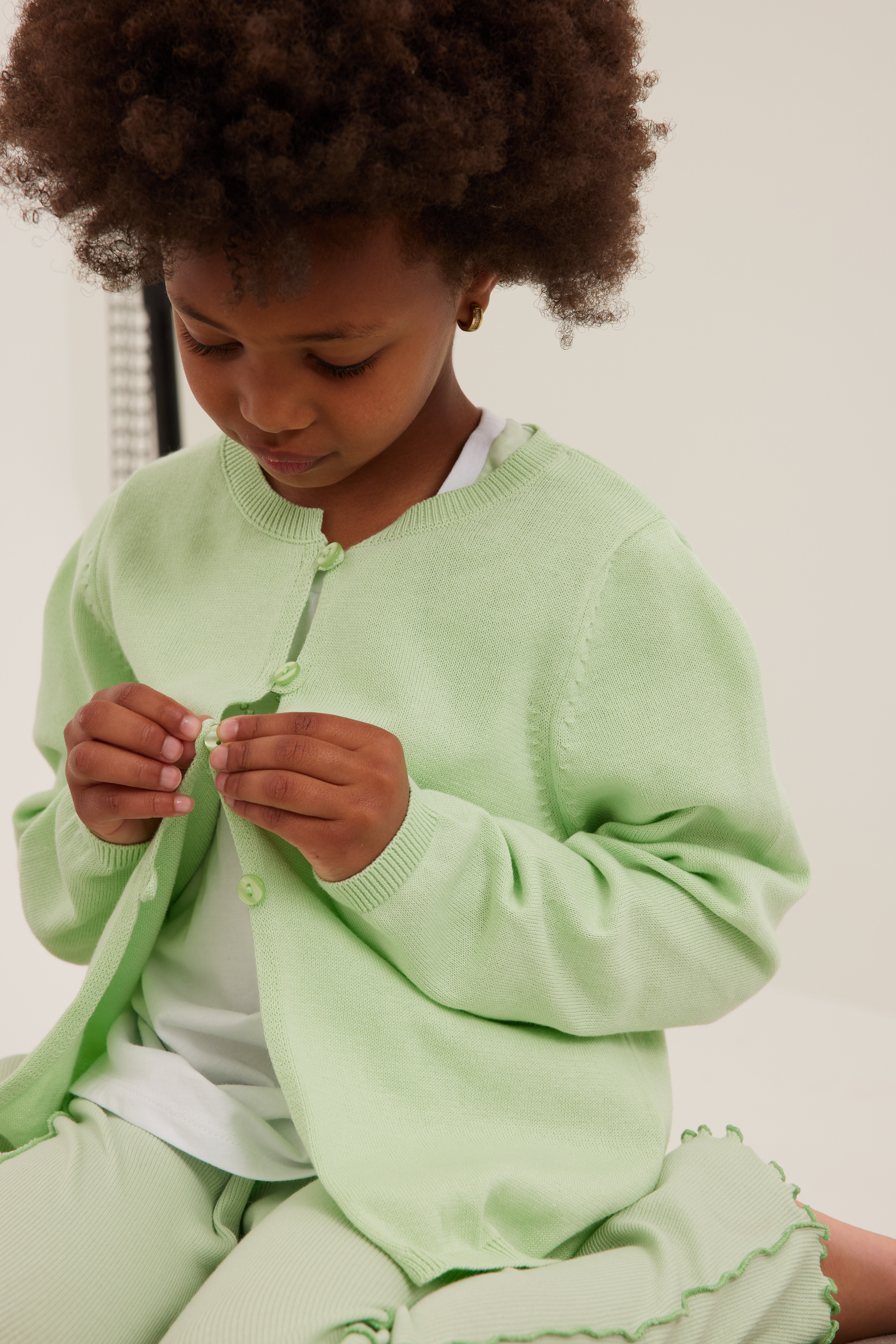 Strickjacke mit Bindedetail