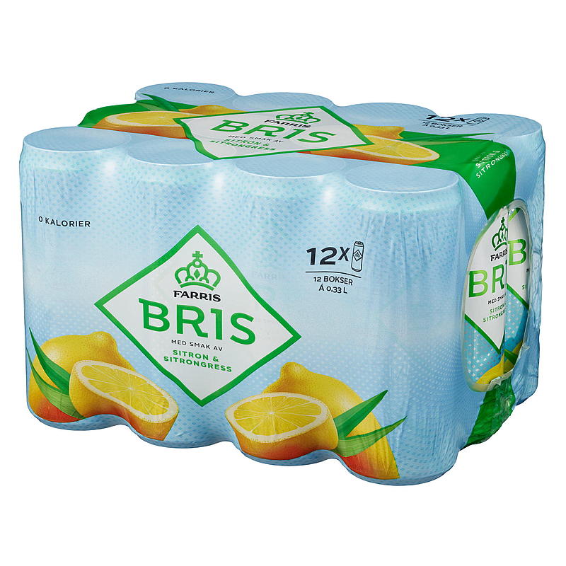 Farris Farris Bris 12-pk 0,33 l Sitron/Sitrongress