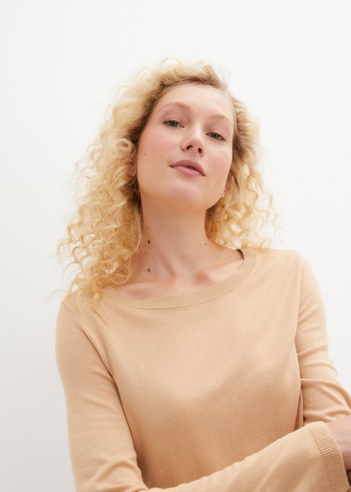 Feinstrickpullover, langarm