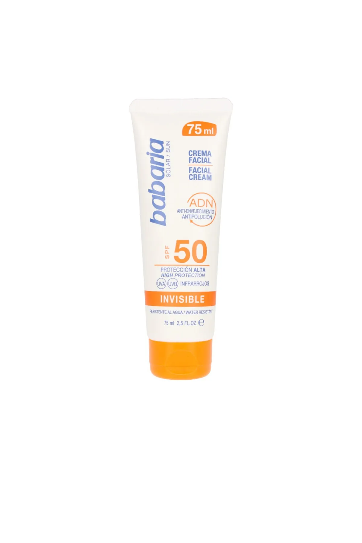 Babaria  Solar Adn Unsichtbare Creme Solar Gesichts Spf50 Babaria 75 ml