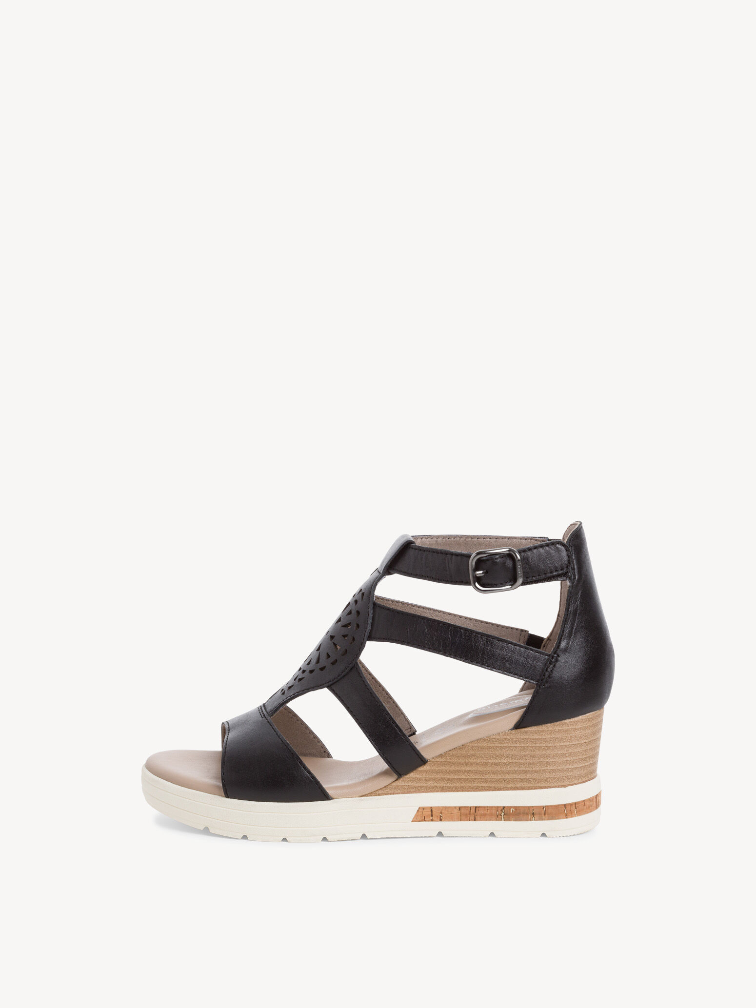 Sandale en cuir - noir