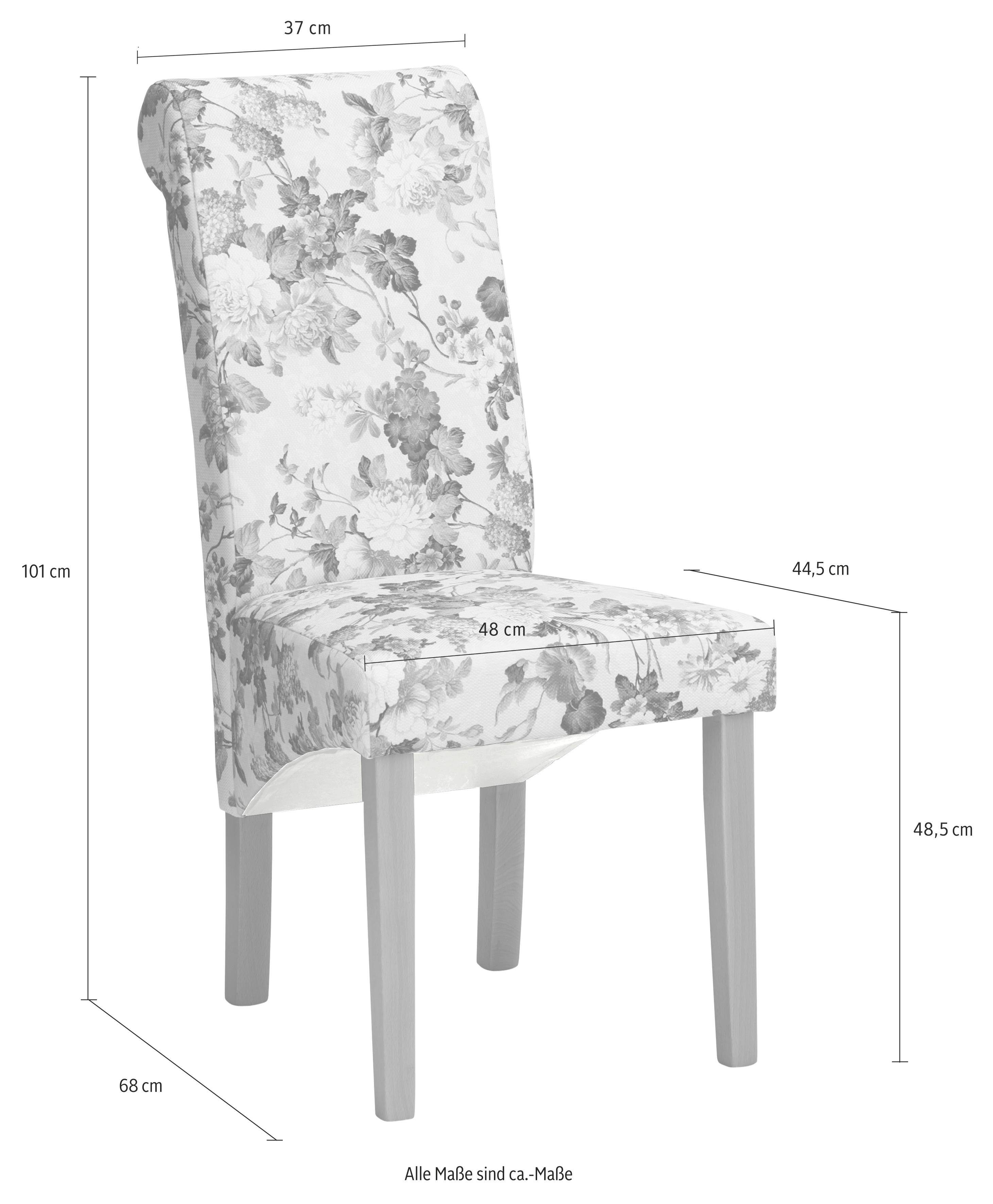Home affaire 4-Fußstuhl Pablo (Set, 2 St), im 2er, 4er oder 6er-Set