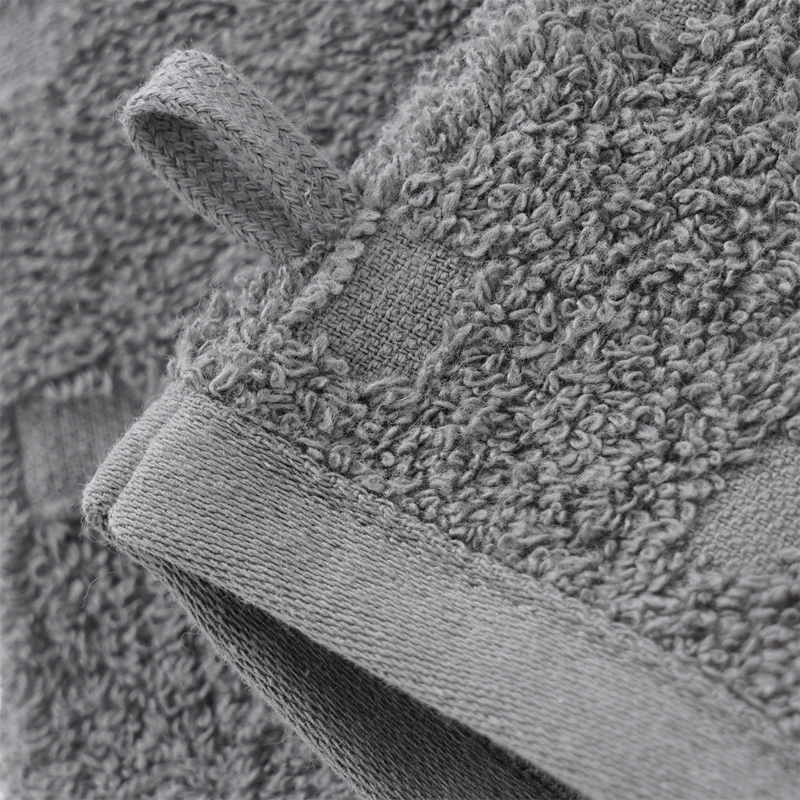 Waschhandschuh mit grafischer Struktur